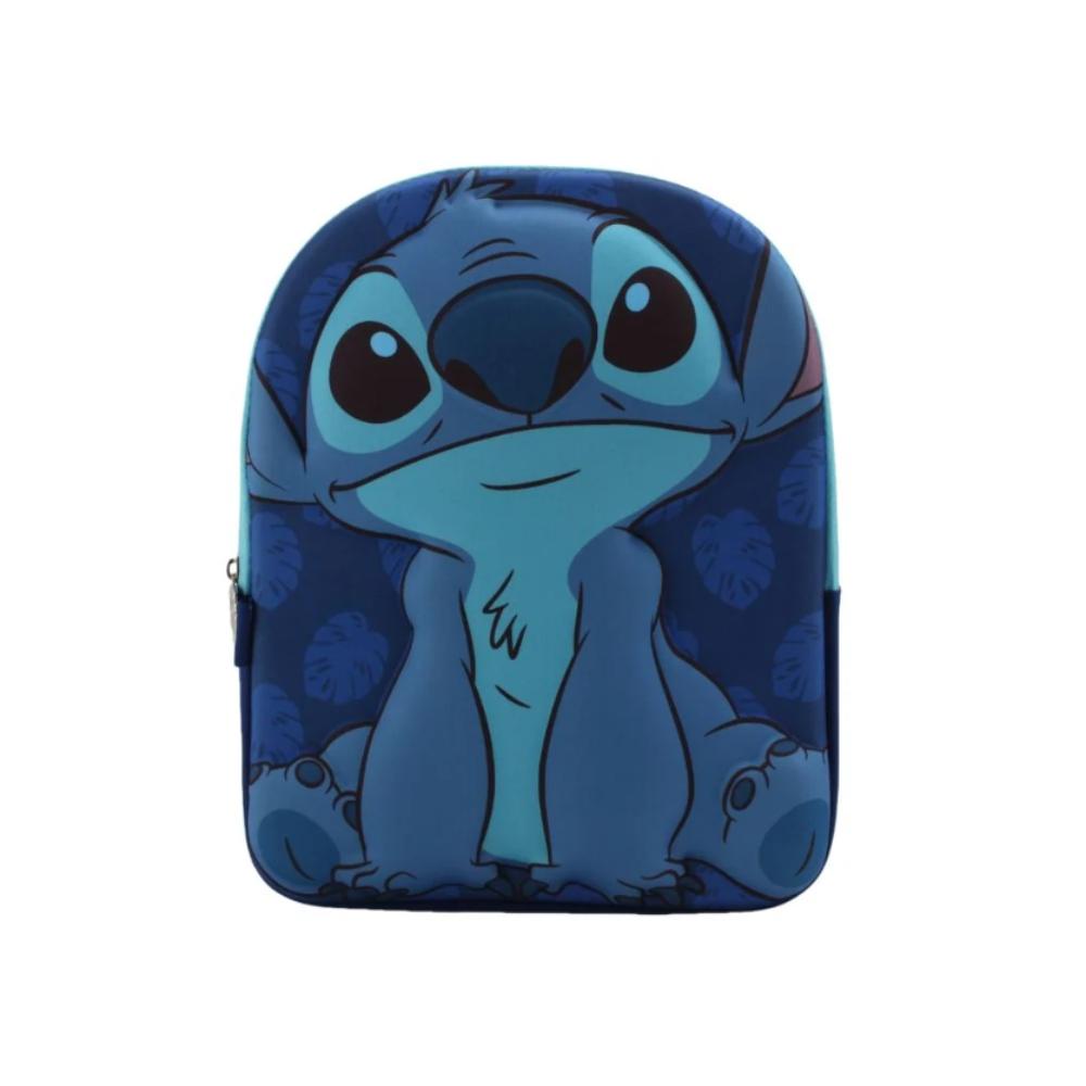 MOCHILA ESCOLAR DISEÑO STITCH 3D INFANTIL 34CM NIÑOS - 1