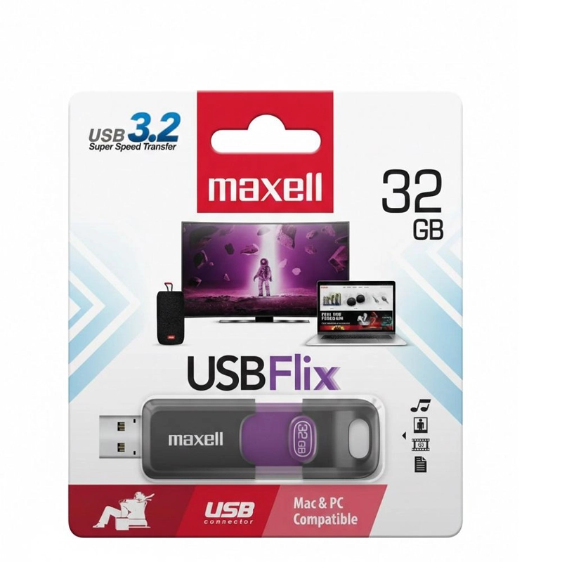 PENDRIVE MAXELL FLIX 32GB USB 3.2 ALTA VELOCIDAD - 5
