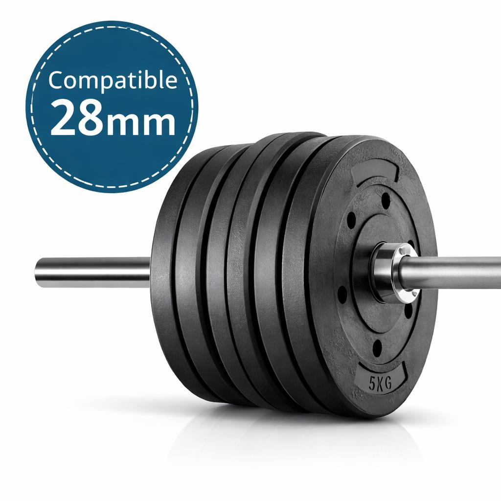 SET 4 DISCOS PREOLIMPICOS PVC 5KG 20KG TOTAL - 6