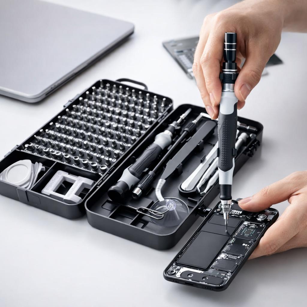 KIT DESTORNILLADORES DE PRECISION 115 EN 1 PARA CELULARES - 2