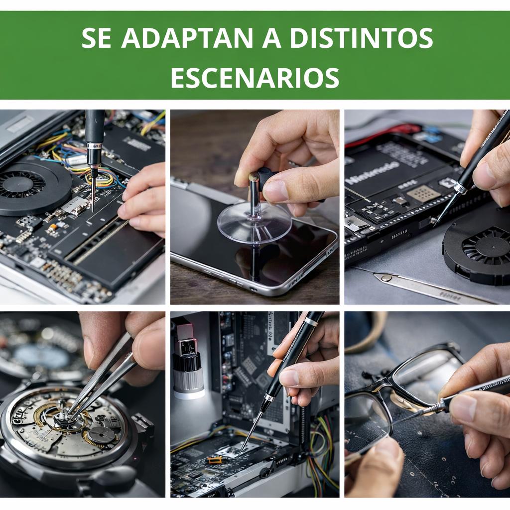 KIT DESTORNILLADORES DE PRECISION 115 EN 1 PARA CELULARES - 3
