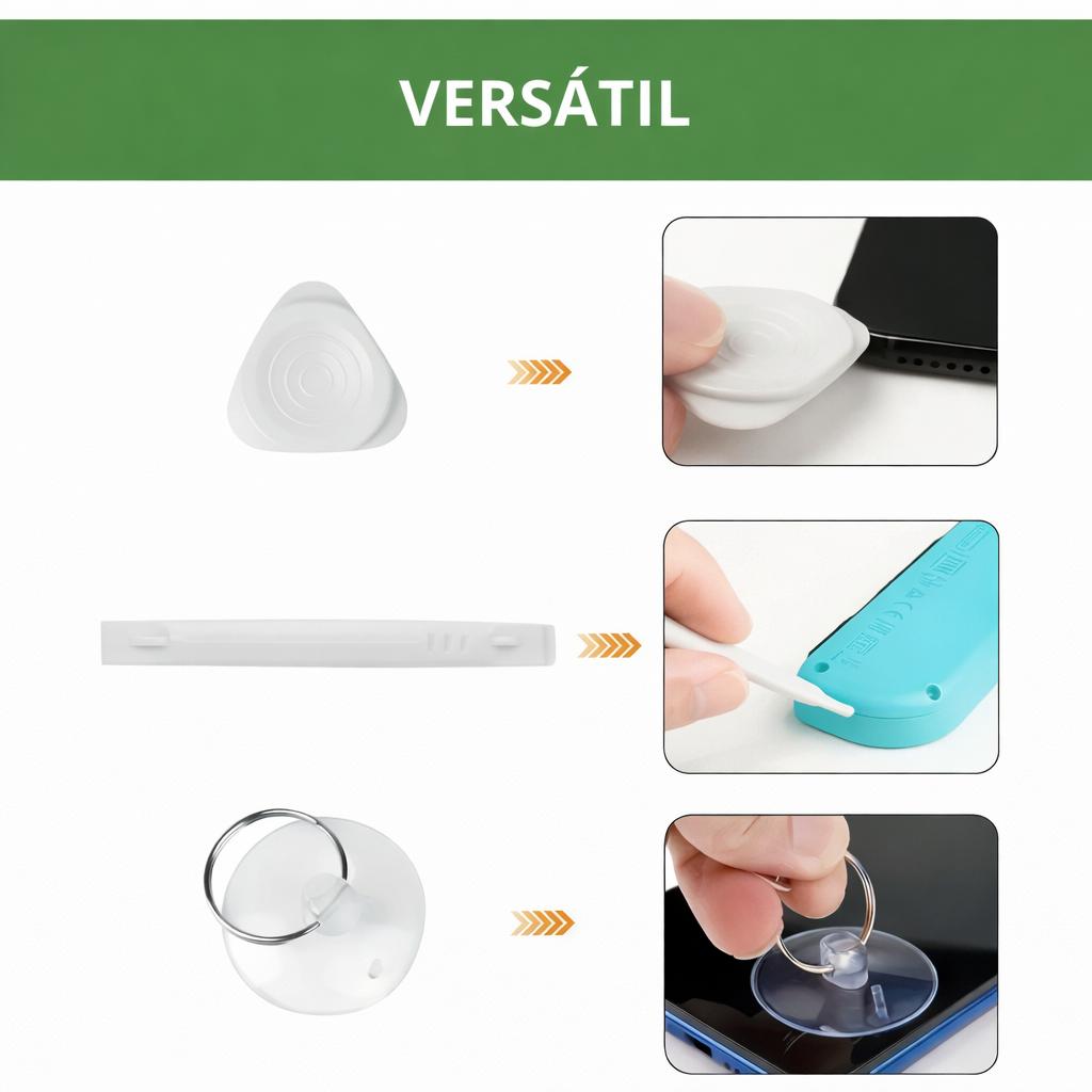 KIT DESTORNILLADORES DE PRECISION 115 EN 1 PARA CELULARES - 9