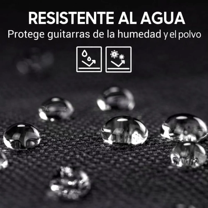 FUNDA  DE GUITARRA IMPERMEABLE 38-41” ACOLCHADA - 8