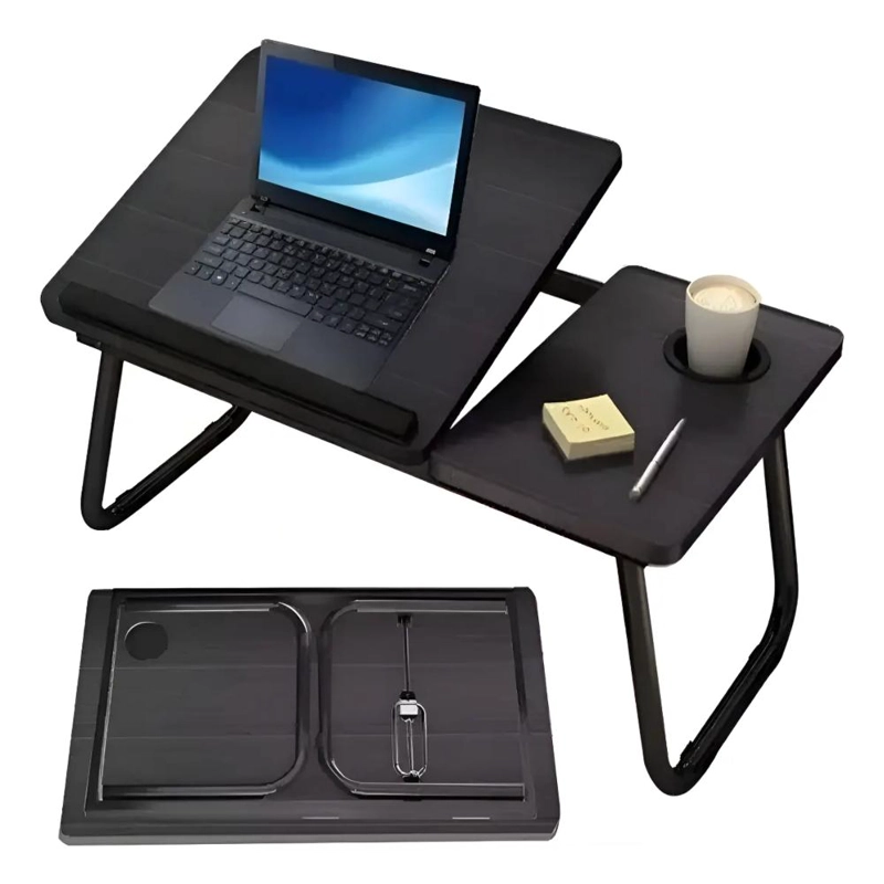 MESA PORTATIL LAPTOP PLEGABLE SOPORTE AJUSTABLE MULTIUSO - 1