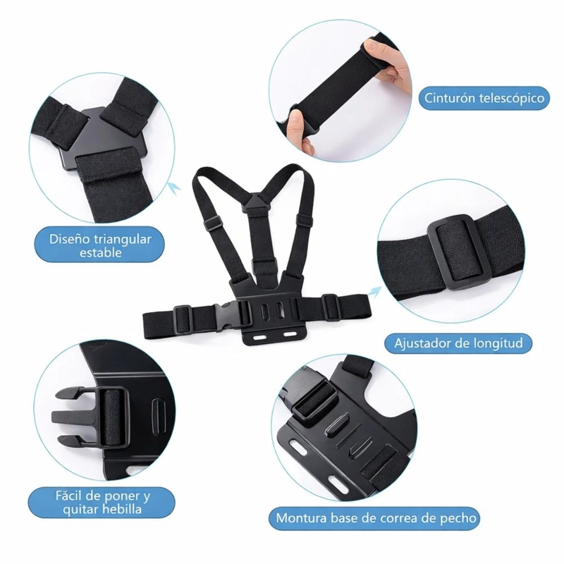 SOPORTE CELULAR ARNE S PECHO AJUSTABLE 360° - 4