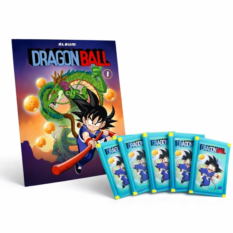 ALBUM DRAGON BALL SAGA DE PILAF + 5 SOBRES - 1