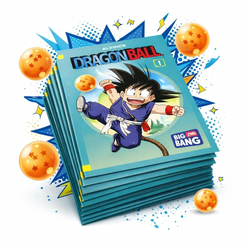 ALBUM DRAGON BALL SAGA DE PILAF + 5 SOBRES - 4