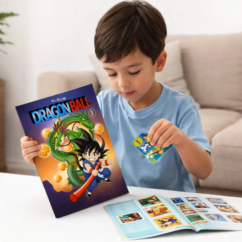 ALBUM DRAGON BALL SAGA DE PILAF + 5 SOBRES - 5
