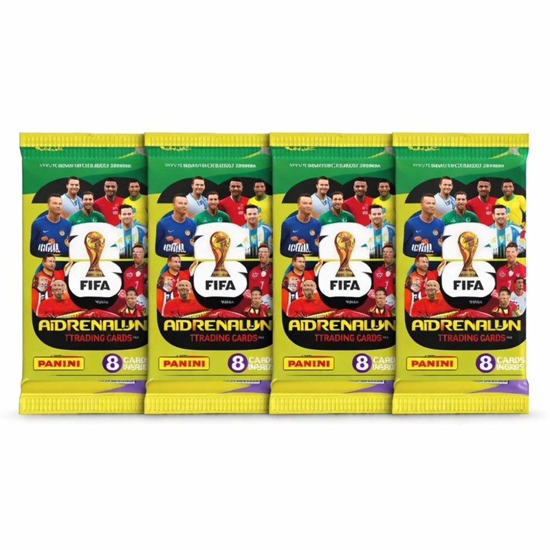PACK 4 SOBRES COPA MUNDIAL FIFA 2026 PANINI DELUXE ADRENALYN - 1
