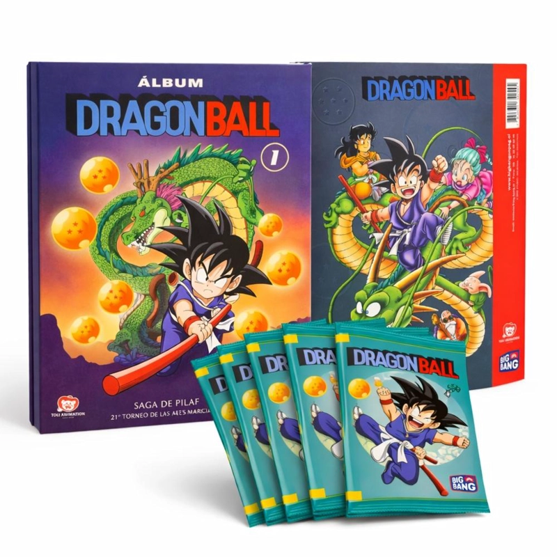PACK DE 5 SOBRES DRAGON BALL SAGA DE PILAF - 5