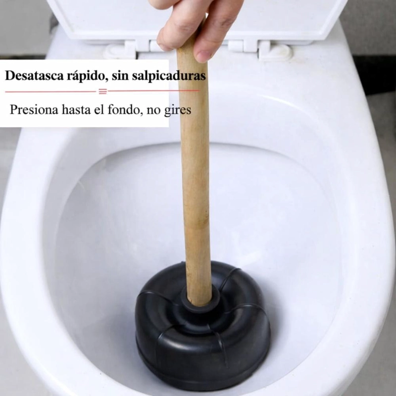 DESTAPADOR DE BAÑO MANUAL SOPAPO RESISTENTE - 4