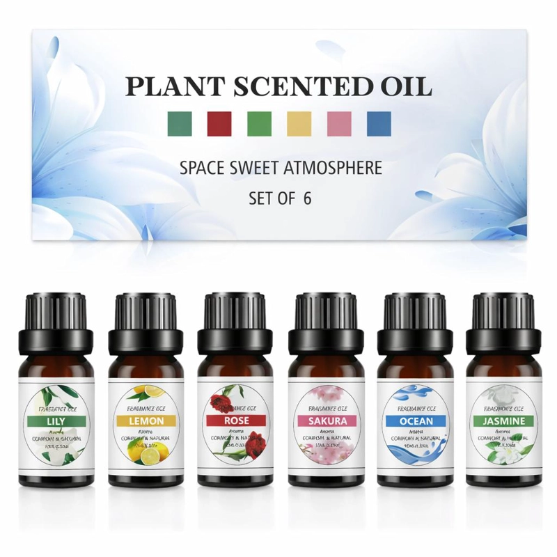 ACEITES ESENCIAS AROMATICAS SET 6 FRAGANCIAS  10ML - 2