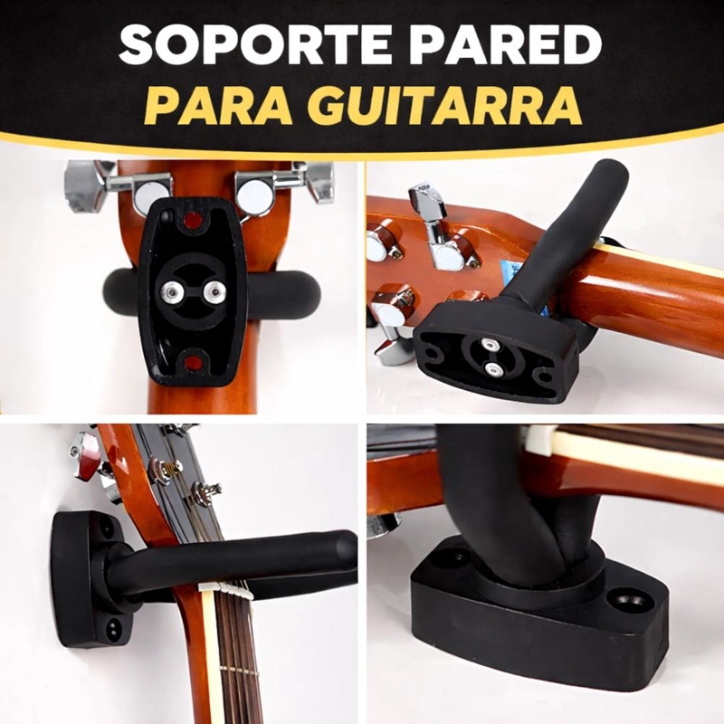 SOPORTE PARED GUITARRA UNIVERSAL ALTA RESISTENCIA - 6