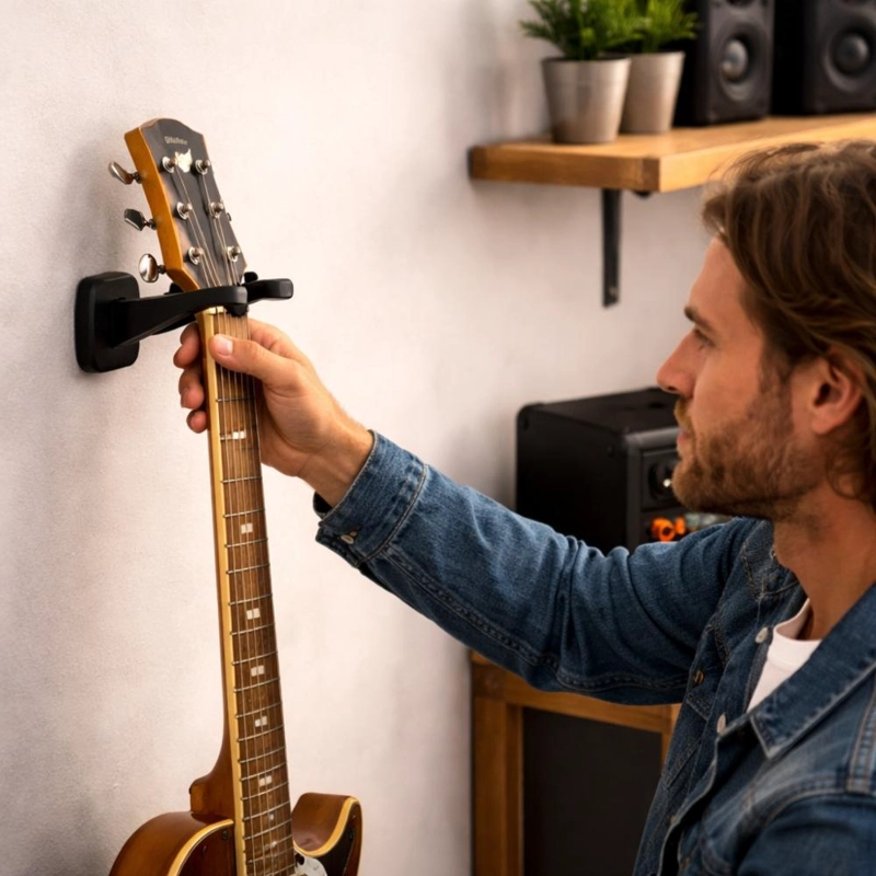SOPORTE PARED GUITARRA UNIVERSAL ALTA RESISTENCIA - 8