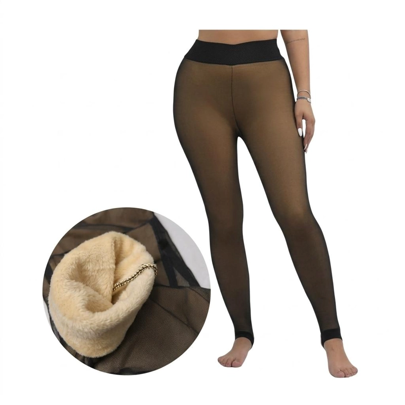 CALZA PANTY CON CHIPORRO EFECTO PIEL TALLA UNICA (DE XS A L) - 1