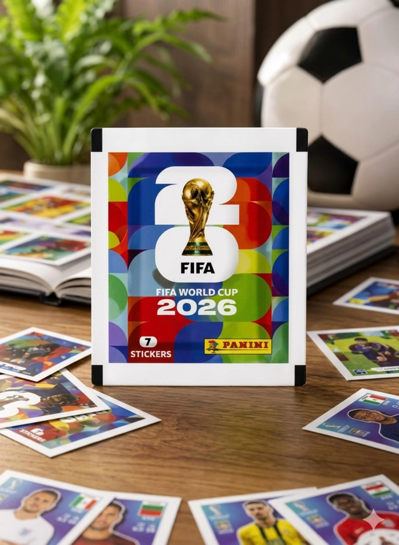 PACK 10 SOBRES PANINI MUNDIAL 2026 STICKERS ORIGINAL - 5
