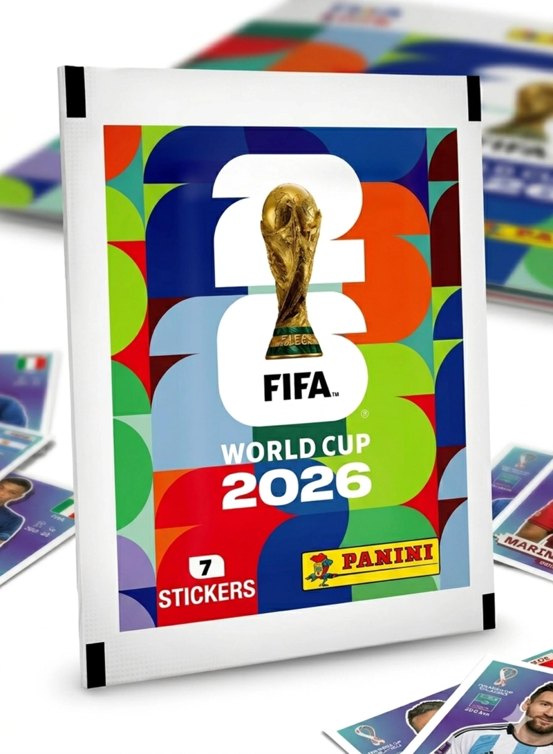 PACK 10 SOBRES PANINI MUNDIAL 2026 STICKERS ORIGINAL - 7