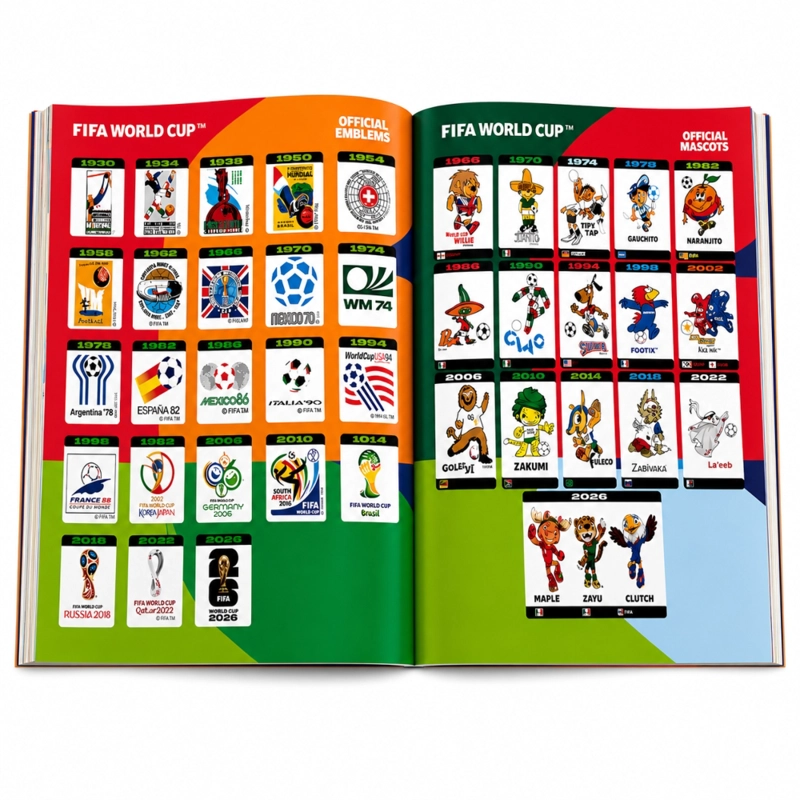 PACK ALBUM MUNDIAL FIFA 2026 + 10 SOBRES (70 LAMINAS) - 2