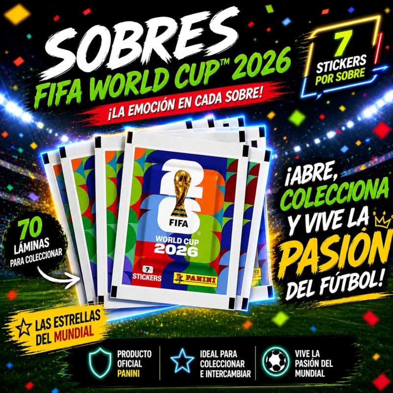 PACK ALBUM MUNDIAL FIFA 2026 + 10 SOBRES (70 LAMINAS) - 6