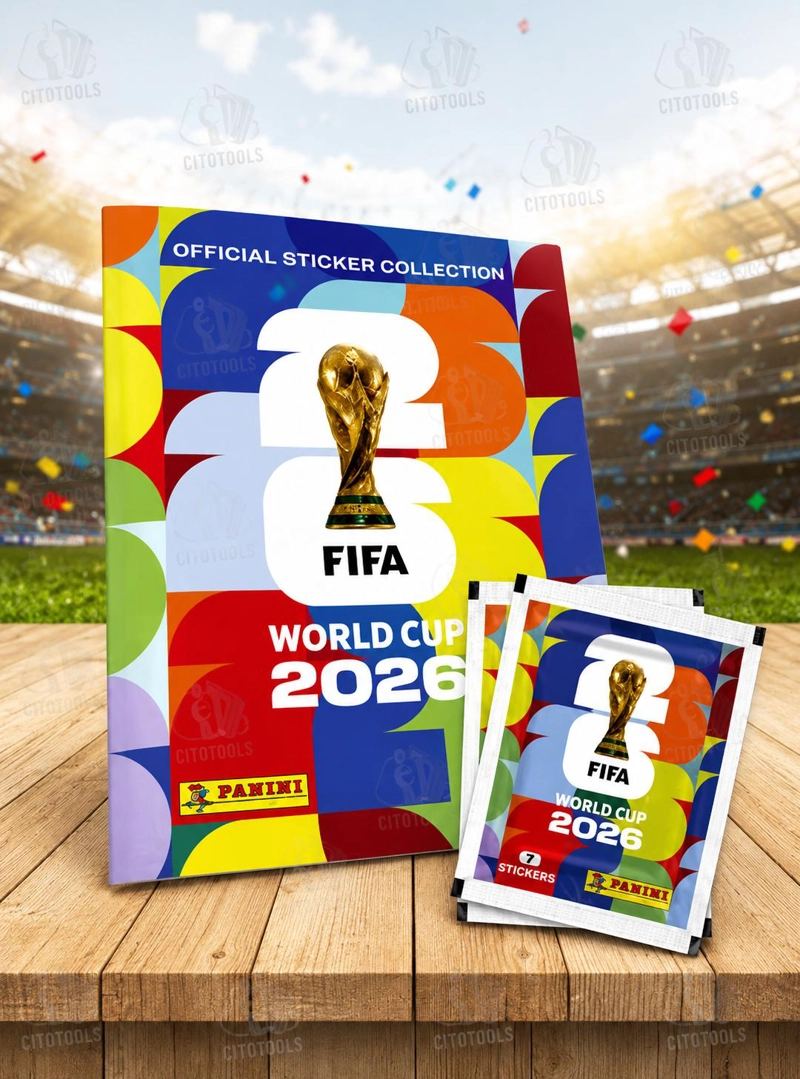 PACK ALBUM PANINI TAPA BLANDA  2026 + 2 SOBRES  OFICIALES - 4