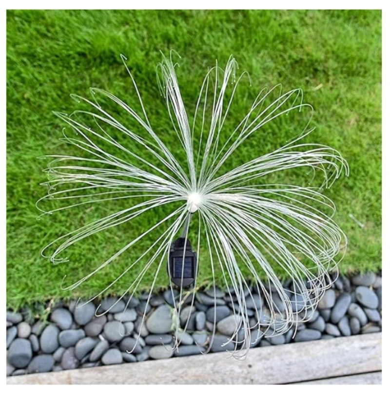 SET 2 LUCES SOLARES TIPO MEDUSA JARDIN  RGB MULTICOLOR HOGAR - 8