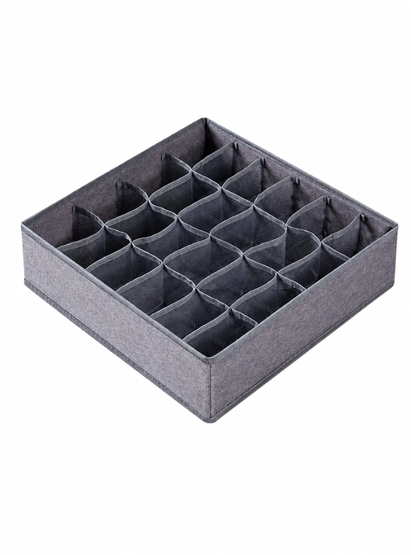 ORGANIZADOR DE ROPA INTERIOR Y CALCETINES 24 COMPARTIMENTOS - 1