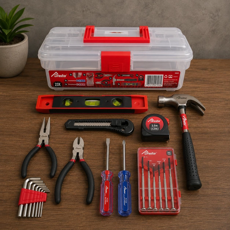 KIT HERRAMIENTAS MANUALES 23 PIEZAS MULTIUSO MALETINTACTIX - 6