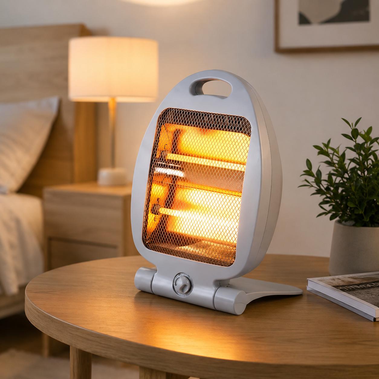 CALEFACTOR ELE CTRICO HALOGENO PORTATIL ESTUFA 800W REJILLA - 7