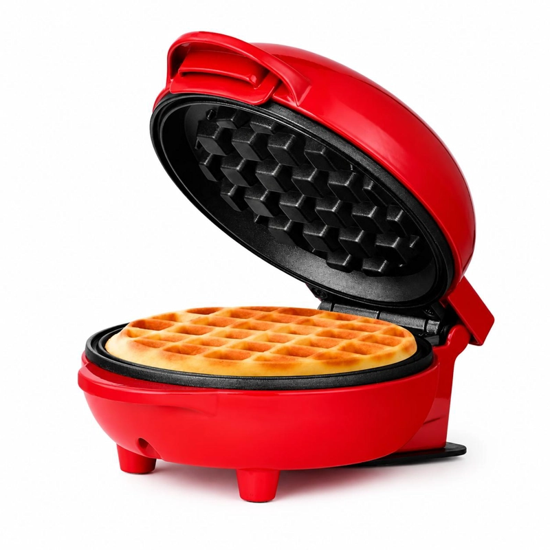 WAFLERA ELE CTRICA COMPACTA 350W ANTIADHERENTE CON LUZ COCINA - 3