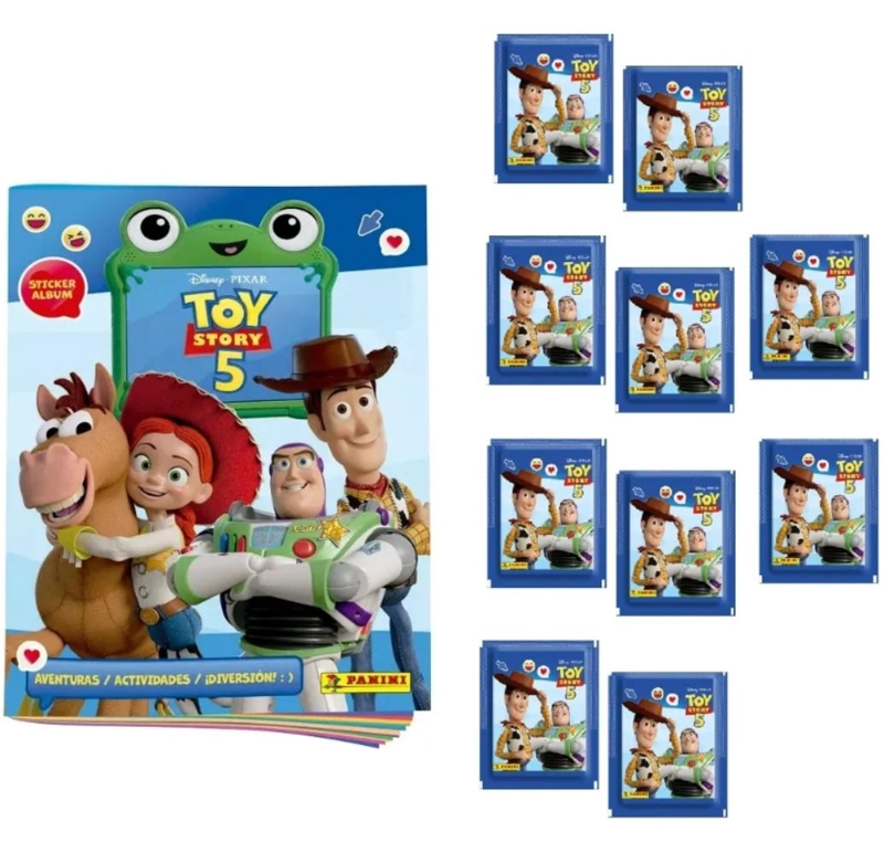 ALBUM DE LAMINAS TOY STORY 5 PANINI DISNEY PIXAR + 10SOBRES - 1
