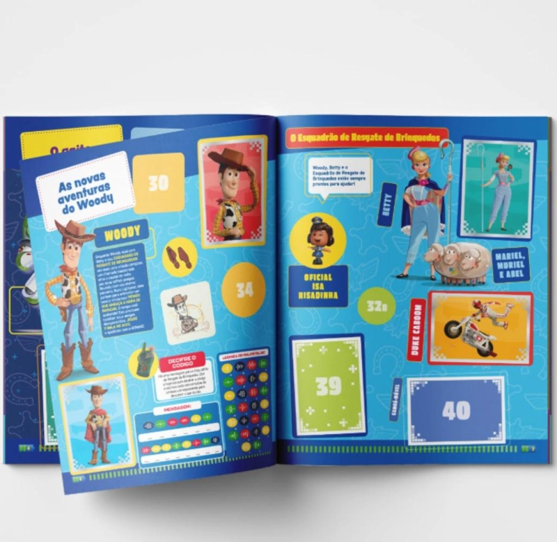 ALBUM DE LAMINAS TOY STORY 5 PANINI DISNEY PIXAR + 10SOBRES - 4