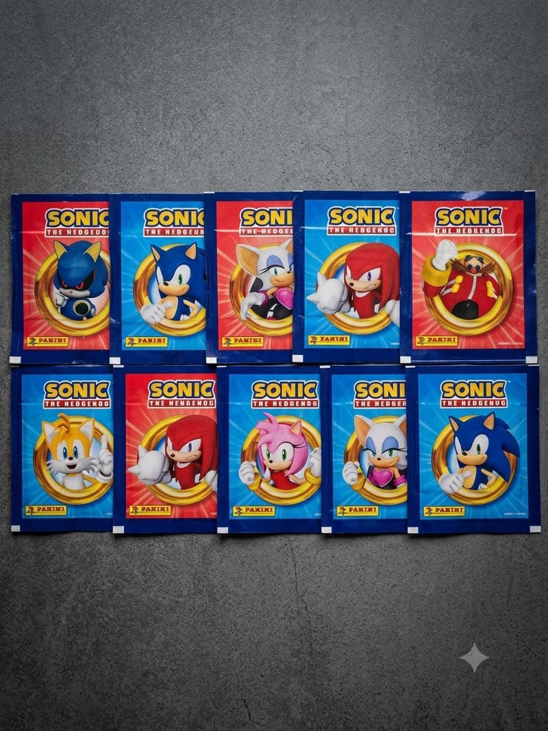 ALBUM PANINI ORIGINAL SONIC THE HEDGEHOG +10 SOBRES - 3