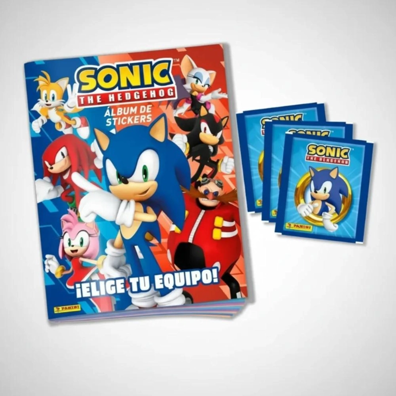 ALBUM PANINI ORIGINAL SONIC THE HEDGEHOG +10 SOBRES - 7