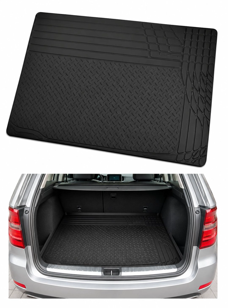 ALFOMBRA CUBRE MALETERO DE GOMA PARA AUTOS Y UNIVERSAL 120*80CM - 3