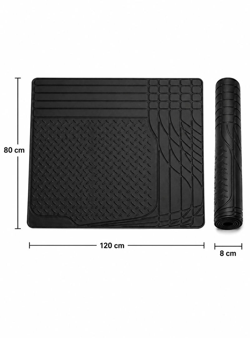 ALFOMBRA CUBRE MALETERO DE GOMA PARA AUTOS Y UNIVERSAL 120*80CM - 6