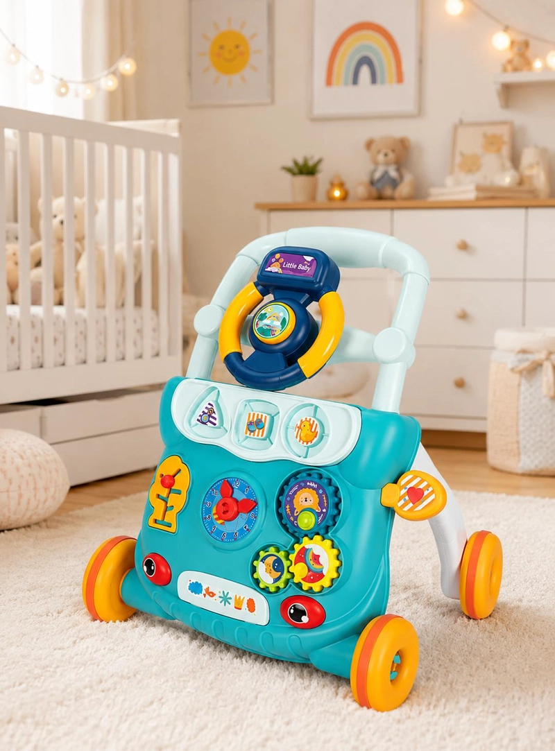 ANDADOR PARA BEBE  MUSICAL CAMINADOR DIDACTICO JUGUETE 6 EN 1 - 2