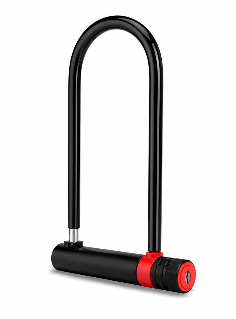 CANDADO U LOCK PARA BICICLETA Y MOTO 2 LLAVES ANTI ROBO - 3