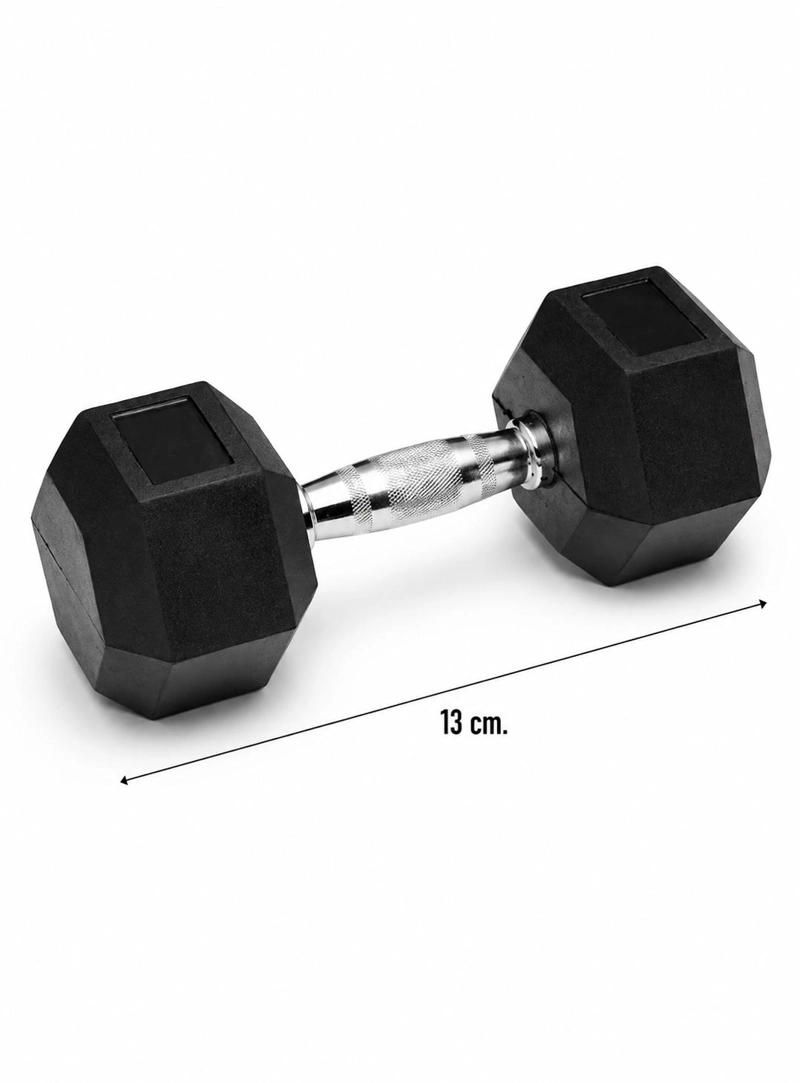 MANCUERNA HEXAGONAL 12.5 KG POR UNIDAD - FITNESS CROSSFIT - 3