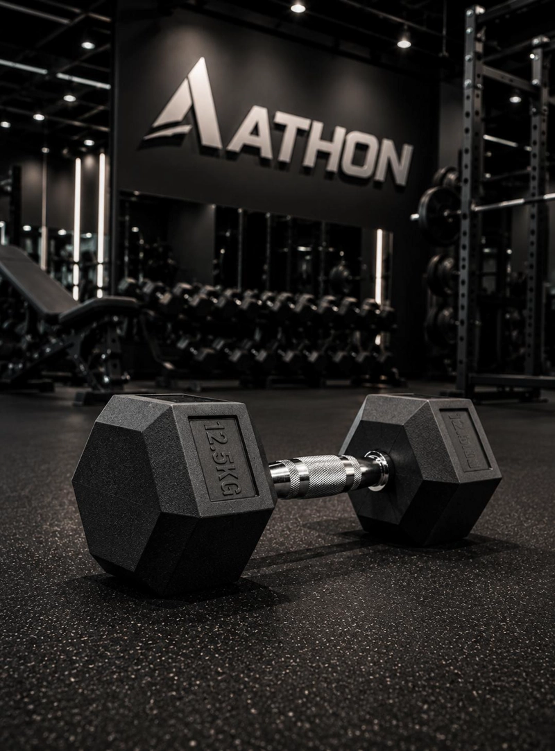 MANCUERNA HEXAGONAL 12.5 KG POR UNIDAD - FITNESS CROSSFIT - 4