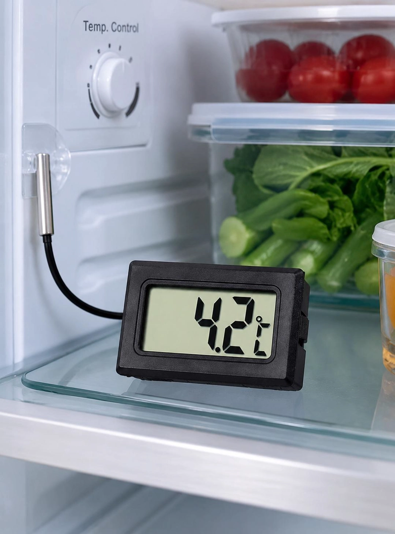 TERMOMETRO DIGITAL PARA COCINA REFRIGERADOR CON SONDA 110°C - 5