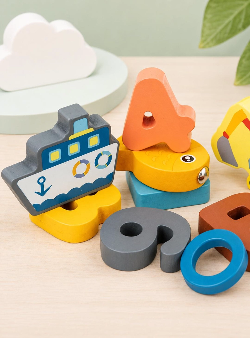 JUEGO EDUCATIVO MONTESSORI TABLERO DIDACTICO DE FIGURAS - 8