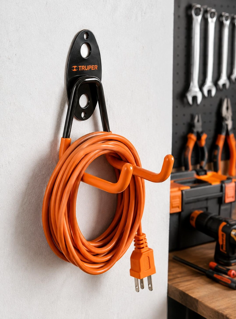 GANCHO MULTIUSO TRUPER 10 CM ORGANIZADOR PARED HERRAMIENTAS - 2