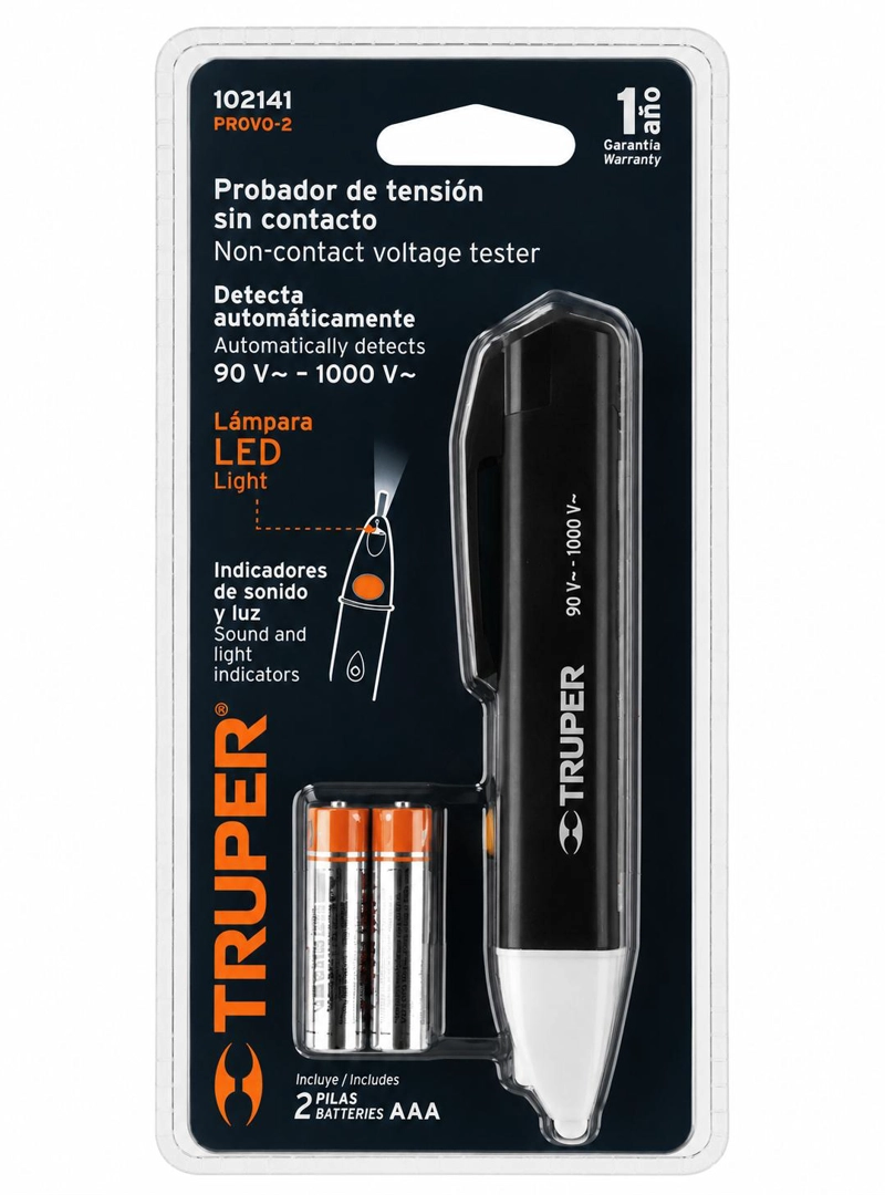PROBADOR DE VOLTAJE SIN CONTACTO TRUPER TIPO PLUMA - 5