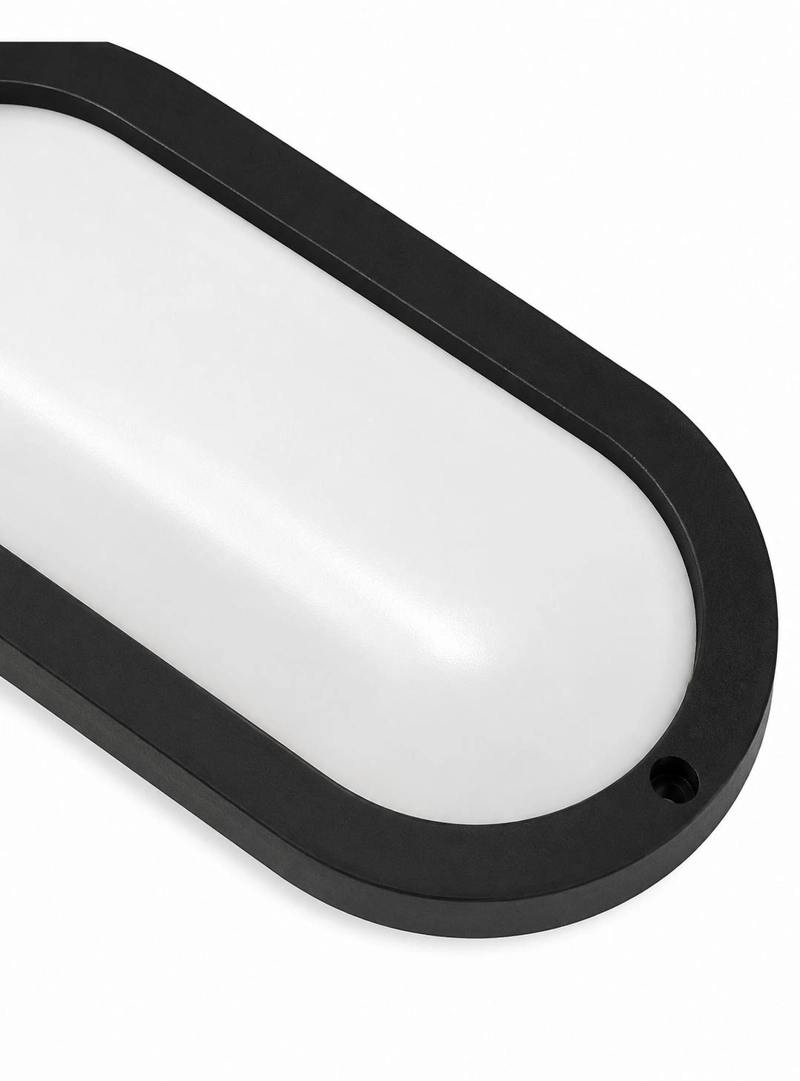 FOCO LED TORTUGA NEGRO 9W PARA MURO EXTERIOR INTERIOR - 5