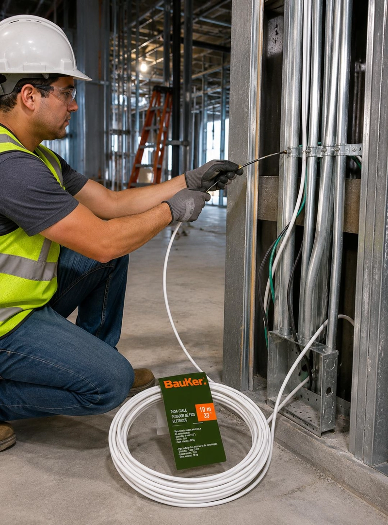 PASACABLE ELE CTRICO 10 METROS PARA INSTALACION DE CABLES - 2