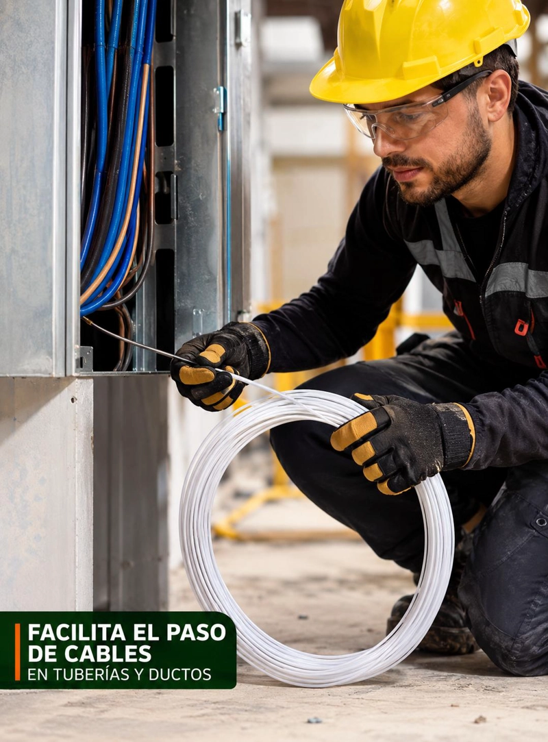 PASACABLE ELE CTRICO 10 METROS PARA INSTALACION DE CABLES - 4