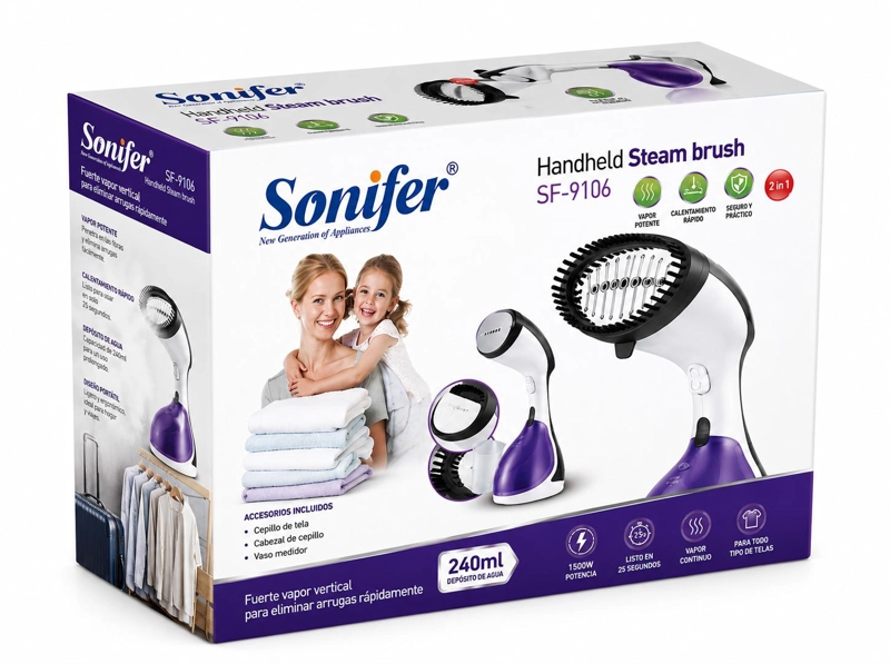 PLANCHA VAPORIZADOR DE ROPA SONIFER 1500W SF-9106 - 7