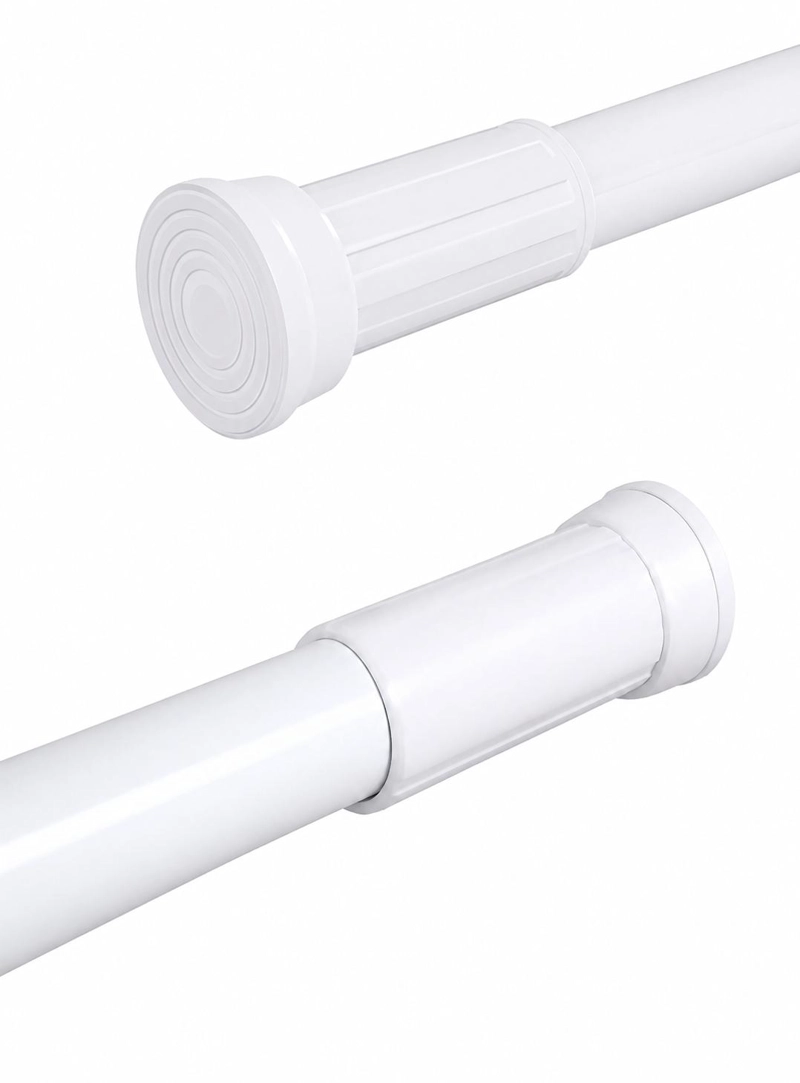 BARRA EXTENSIBLE CORTINA DUCHA 110-200 CM ACERO CROMADO - 6