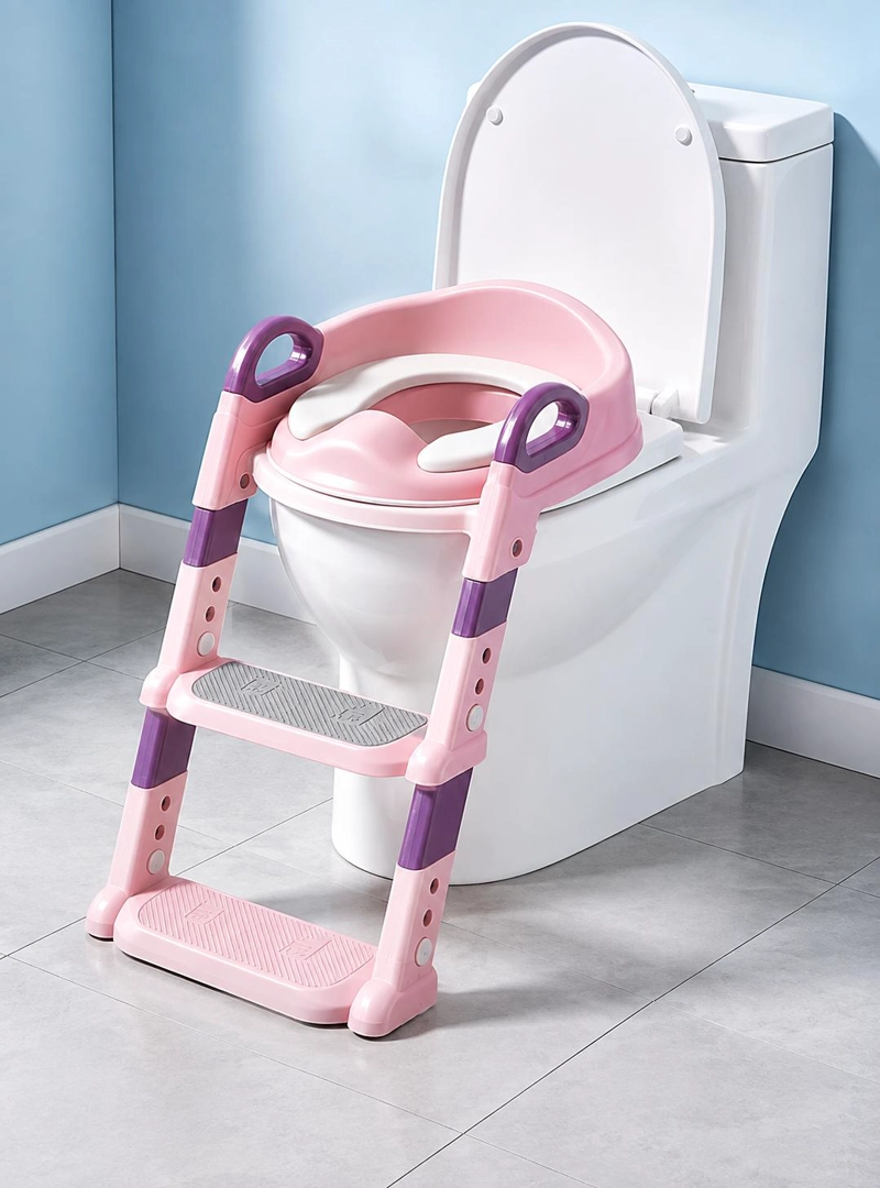 ASIENTO ADAPTADOR WC CON ESCALERA PARA NIÑOS - 3