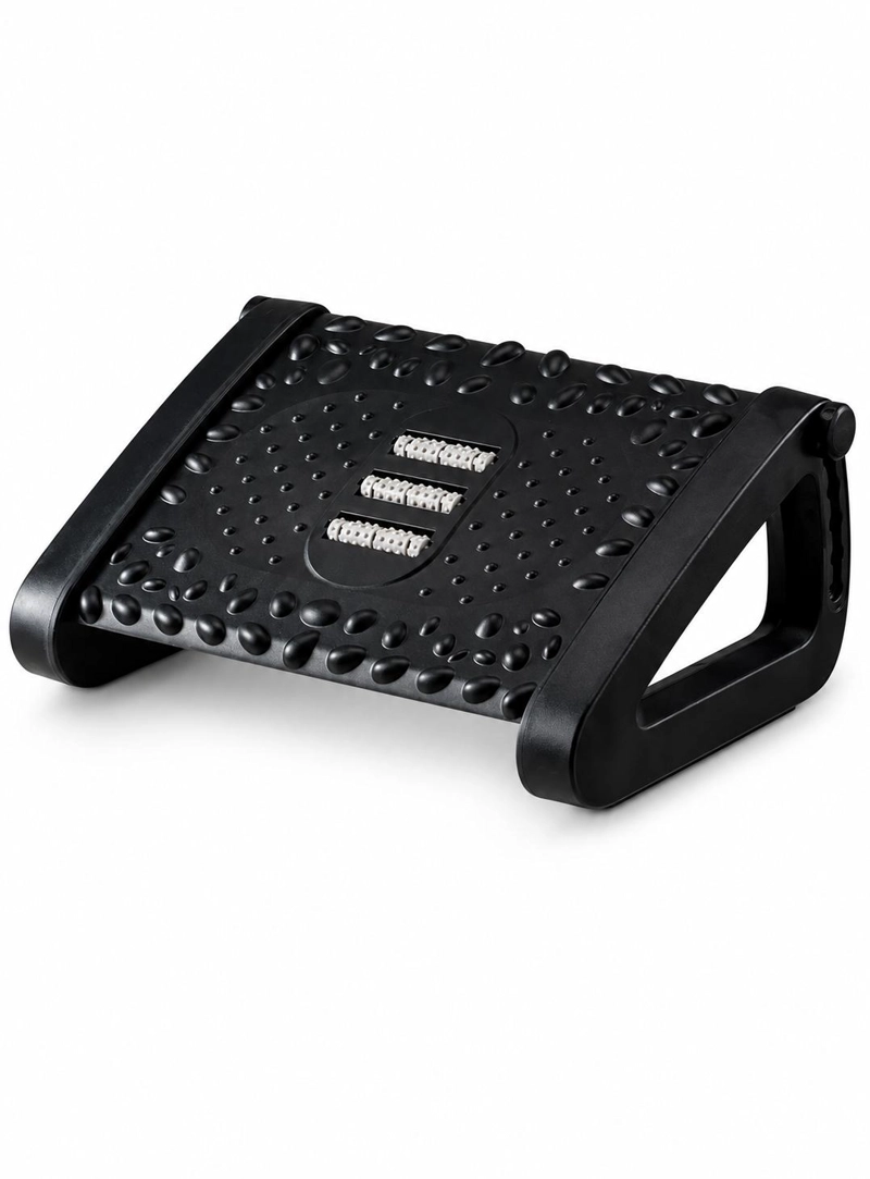 REPOSAPIE S ERGONOMICO AJUSTABLE CON RODILLOS DE MASAJE - 1